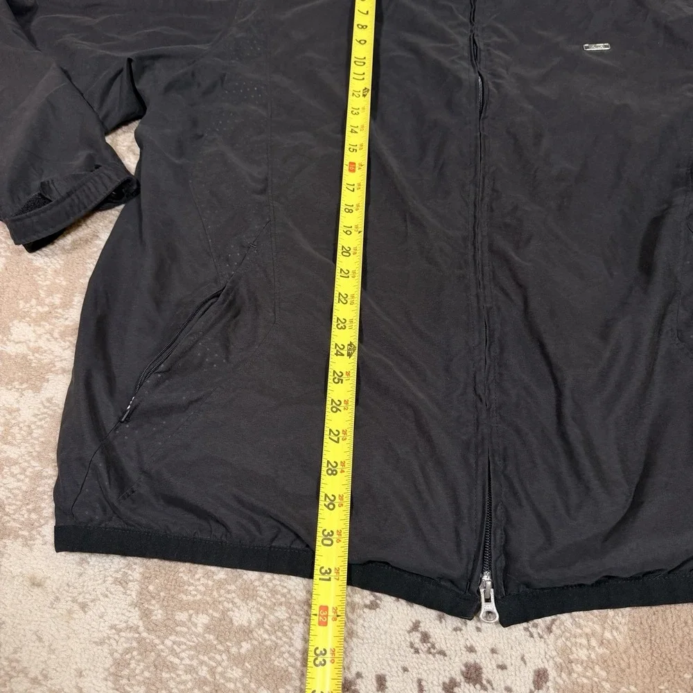 Jordan AF1 Full Zip Windbreaker Jacket‎ Mens 3XL Black Jumpman Long Sleeve